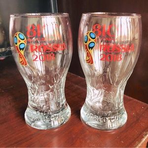 FIFA World Cup Russia 2018 Glasses - Rare